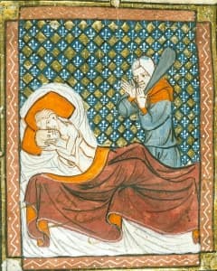 Overspel in een Frans manuscript uit de 14de eeuw
