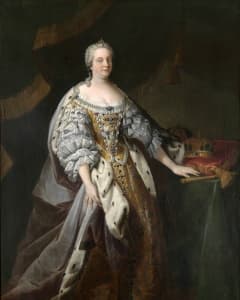 Portret van keizerin Maria Theresia, door Matthias de Visch